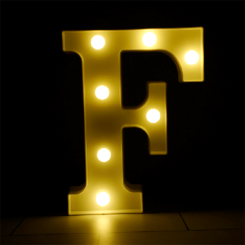 LED LETTER LIGHT F (FR)