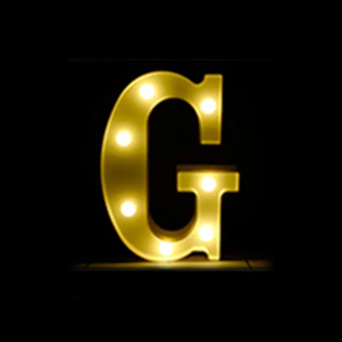 LED LETTER LIGHT G (FR)