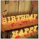 Petite Happy Birthday Lumineuse Led – Borosino