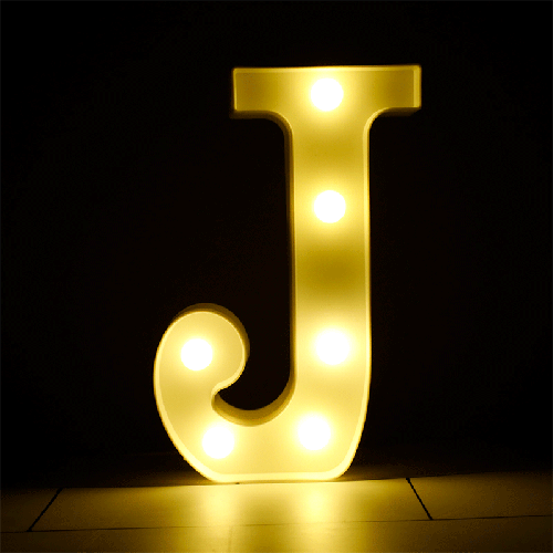 Lettre J Lumineuse Led – Borosino