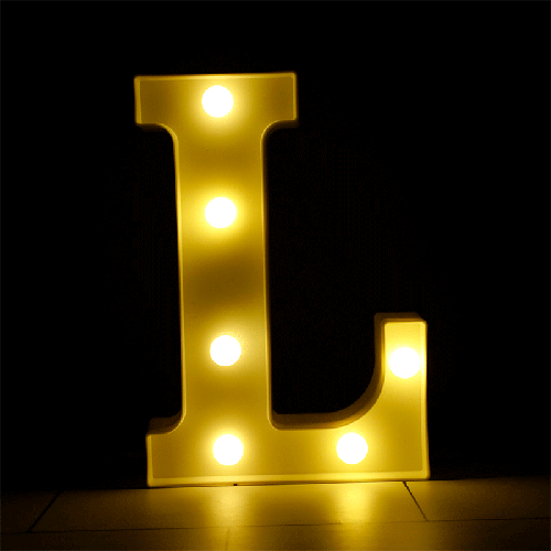 Lettre L Lumineuse Led – Borosino