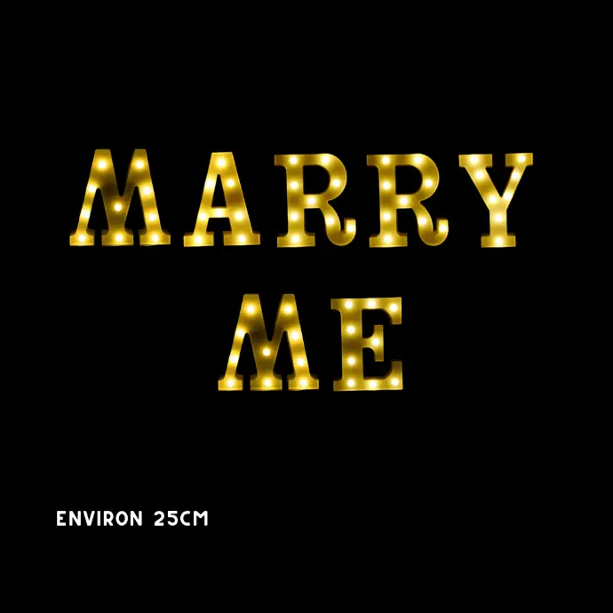 Petit Marry Me Lumineuse Led – Borosino