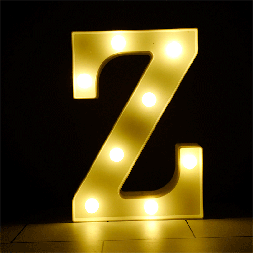 Lettre Z Lumineuse Led – Borosino