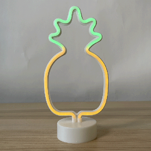 ANANAS NEON SIGN LIGHTS JAUNE ET VERT (FR)