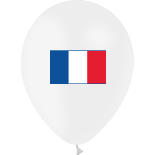 10 BAL DRAPEAU FRANCE 1F/2C (FR)