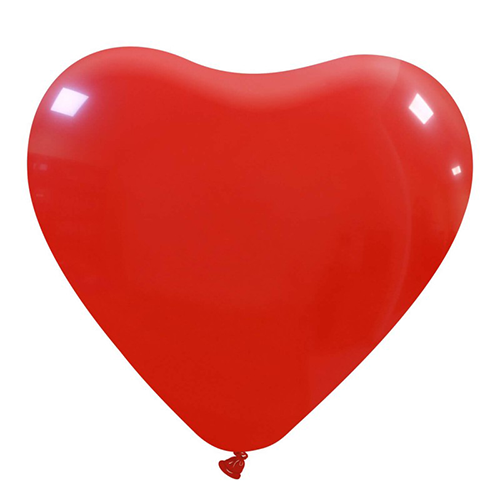 100 bal 12" Coeur Rouge - Cattex