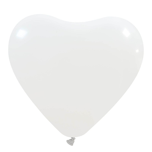 100 bal 12" Coeur Blanc - Cattex