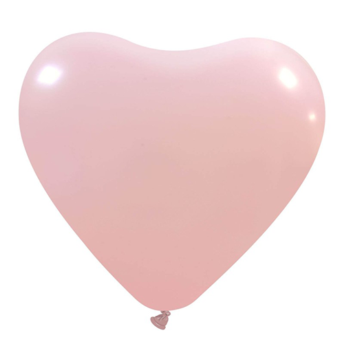 100 bal 12" Coeur Rose - Cattex