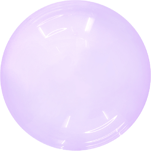 Crystal Bubble Balloons Purple (FR)