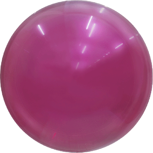 Metallic Bubble Balloons Magenta (FR)