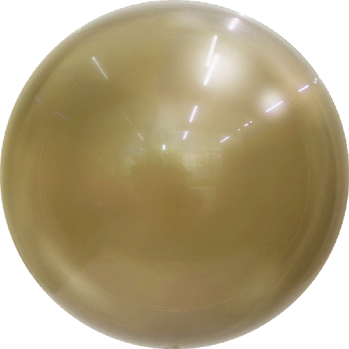 Metallic Bubble Balloons Gold (FR)