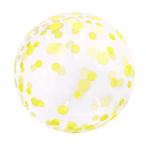 Confetti Bubble 18" Jaune - Eanjia