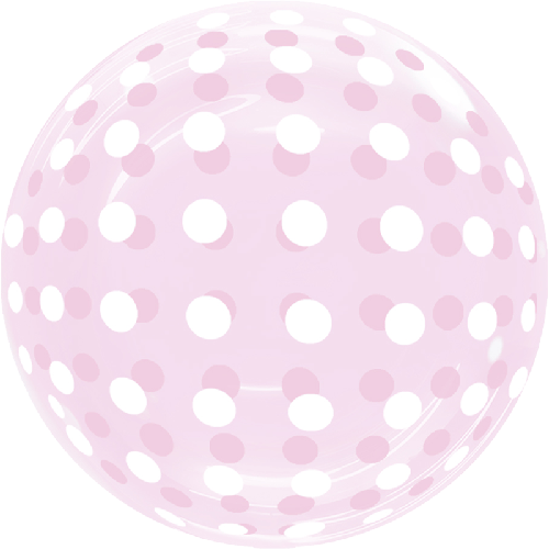 Dots Bubble Balloons 18 Pink (FR)