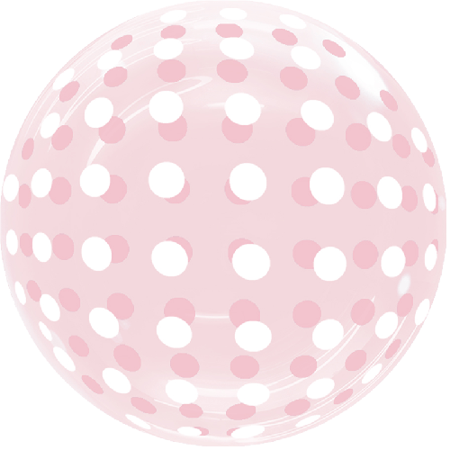 Dots Bubble 18" Rouge - Eanjia