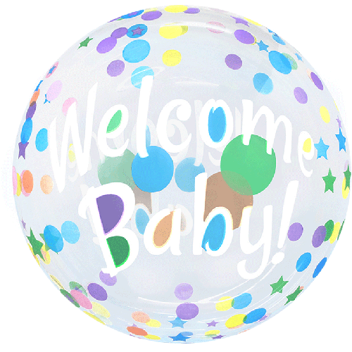 Printed Bubble 20" Welcome Baby - Eanjia