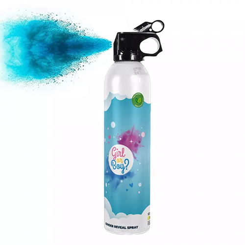 Extincteur Gender Reveal Spray Blue