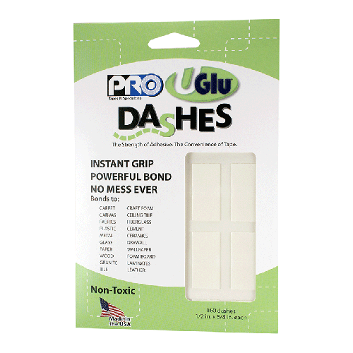 UGLU600 DASHES SHEET 1/2 Inches x 5/8 Inches (FR)