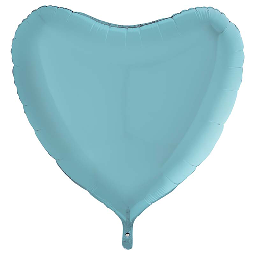 Coeur Bleu Pastel 9" - Grabo