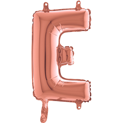 Lettre "E" Rose Gold 14" - Grabo