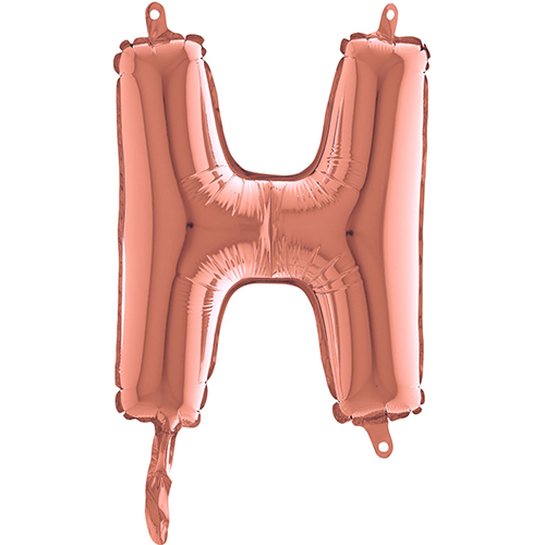 Lettre "H"  Rose Gold 14"  - Grabo