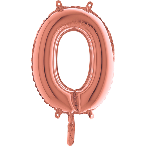 Lettre "O"  Rose Gold 14"  - Grabo