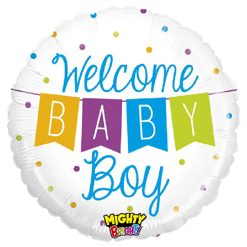 MIGHTY BABY BOY BANNER 21' PACK (FR)