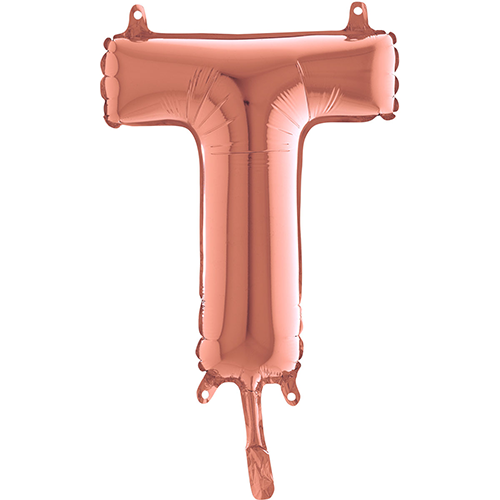 Lettre "T"  Rose Gold 14"  - Grabo