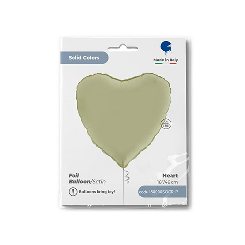 Coeur Satin Olive Green 18" - Grabo