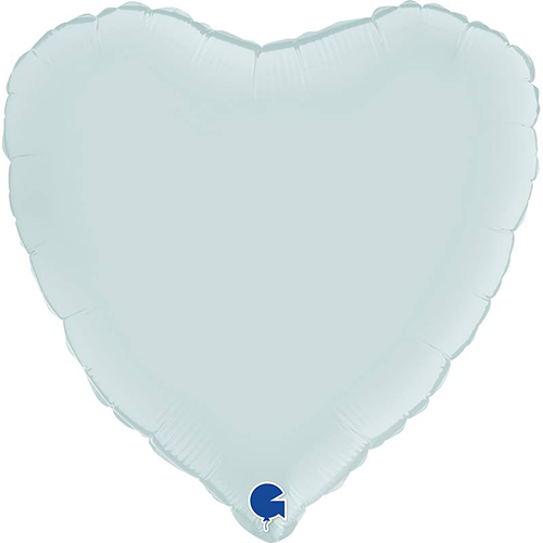 COEUR SATIN PASTEL BLUE 18' (FR)