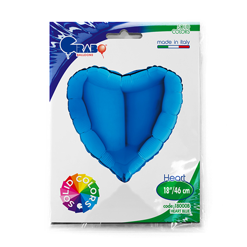 Coeur Bleu 18"  - Grabo