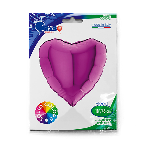 Coeur Violet 18"  - Grabo