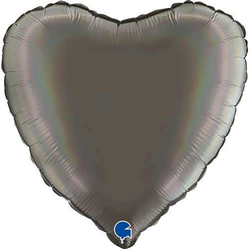 COEUR HOLO GRIS PLATINE 18' VRAC (FR)