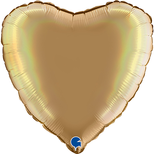 COEUR HOLO CHAMPAGNE PLATINE 18' VRAC (FR)