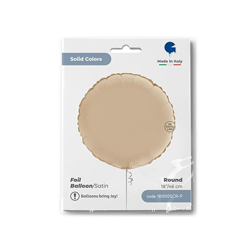 Rond Satin Cream 18" - Grabo