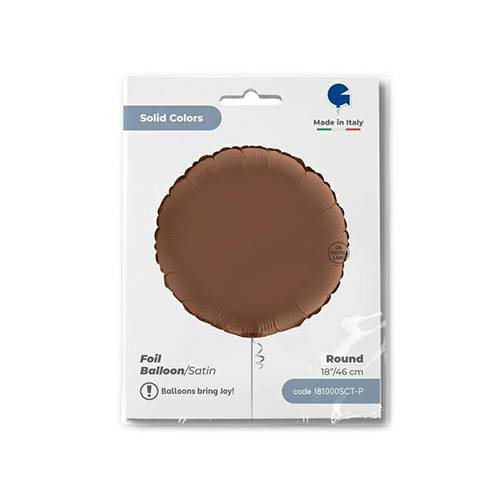 Rond Satin Chocolat 18" - Grabo