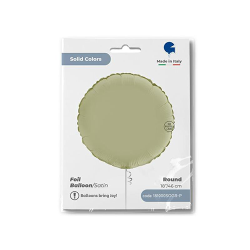 Rond Satin Olive Green 18" - Grabo