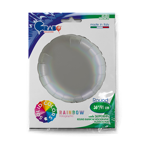 Rond Holo Pure Platine 18" - Grabo