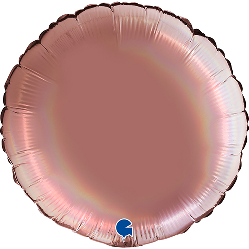 ROND HOLO ROSE PLATINE 18' VRAC (FR)