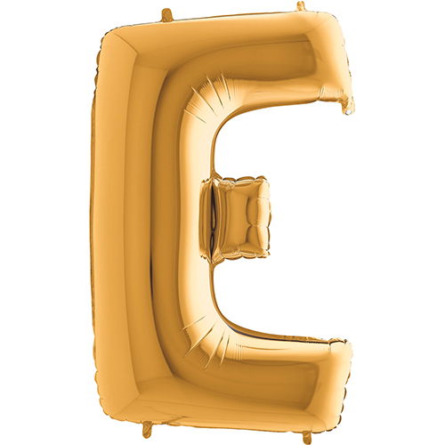 Lettre "E" Gold 40" - Grabo