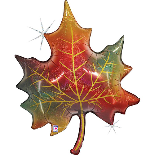 GLITTER FALL LEAF 35'' PACK (FR)