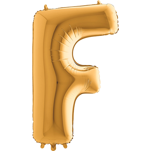 Lettre "F" Gold 40" - Grabo