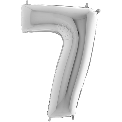 Chiffre '7' Argent 26"  - Grabo