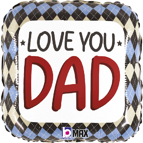 LOVE YOU DAD ARGYLE 18' Emballé (FR)