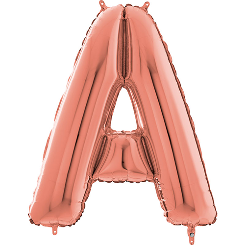 Lettre "A" Rose Gold 26" - Grabo