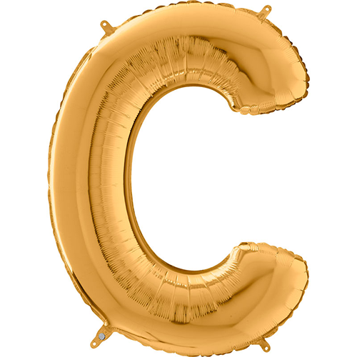 Lettre "C" Or 26" - Grabo