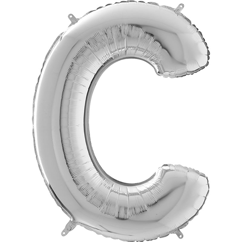 Lettre "C" Argent 26" - Grabo