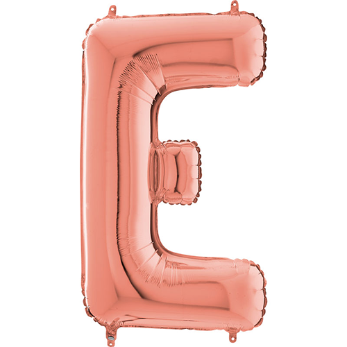 Lettre "E" Rose Gold 26" - Grabo