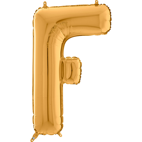 Lettre "F" Or 26" - Grabo