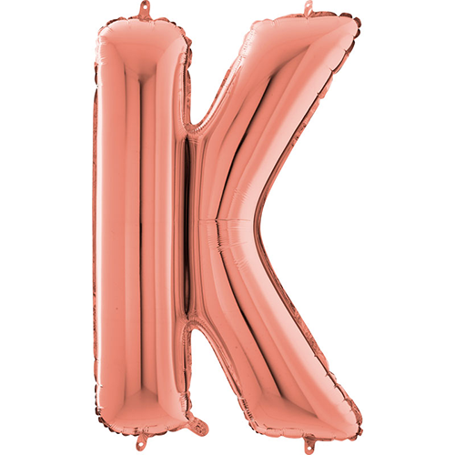 Lettre "K" Rose Gold 26" - Grabo