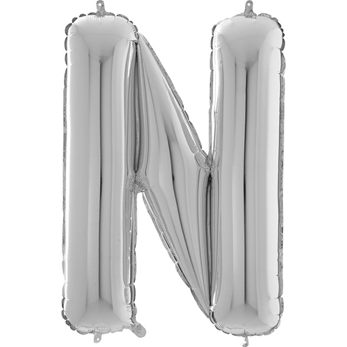 Lettre "N" Argent 26" - Grabo